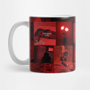 RED PHOTO COLLAGE Mug